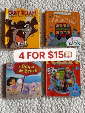 📚Four Mini Children's Vintage Books📚